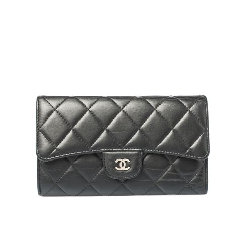 chanel small leather wallet